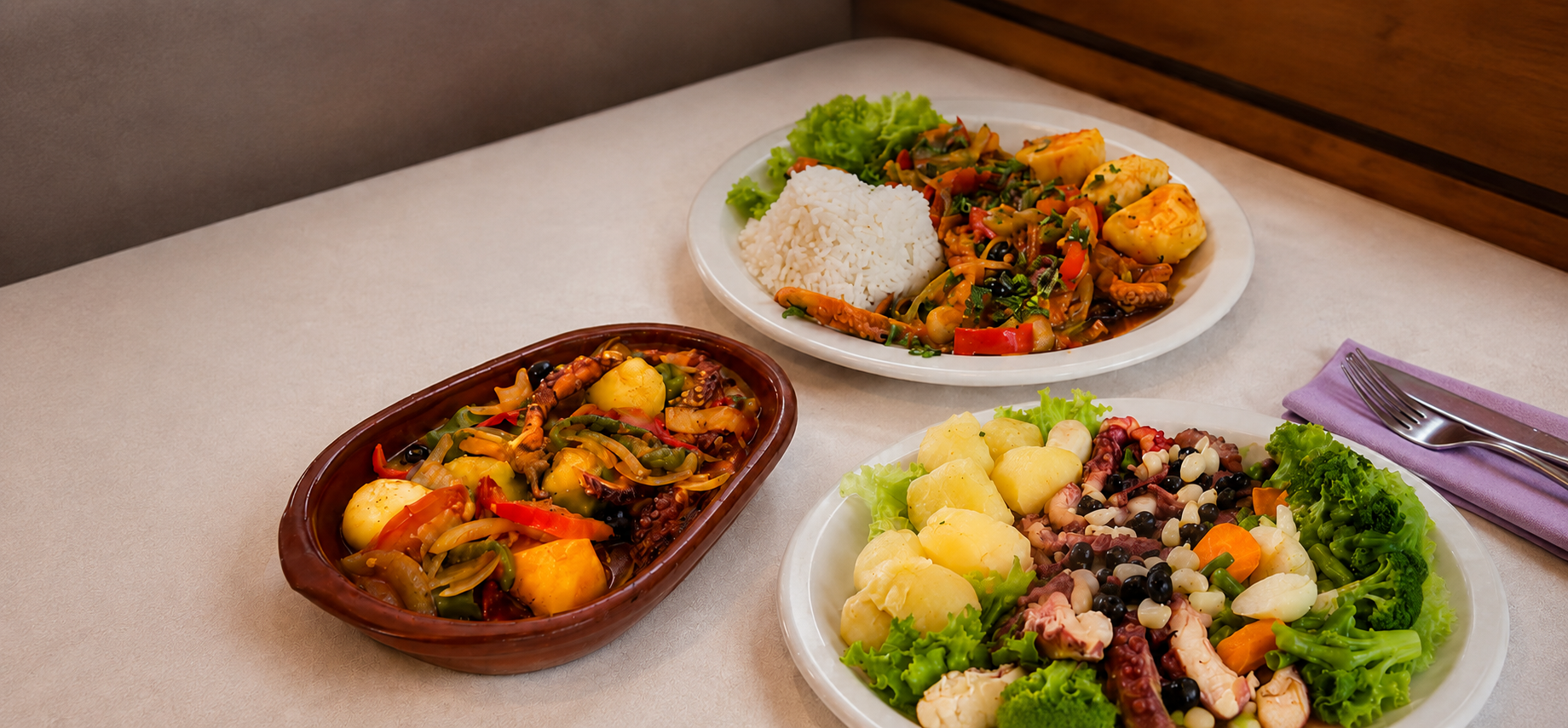 Três versões de polvo para descobrir novos sabores